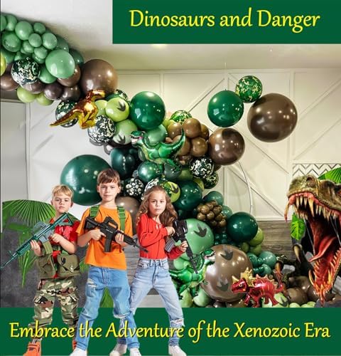 Dinosaur Balloon Arch Garland Kit 117 Pcs