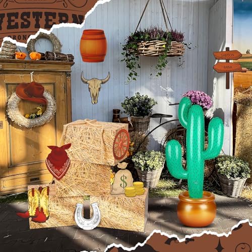 14 Pcs Western Cowboy Party Decorations Set