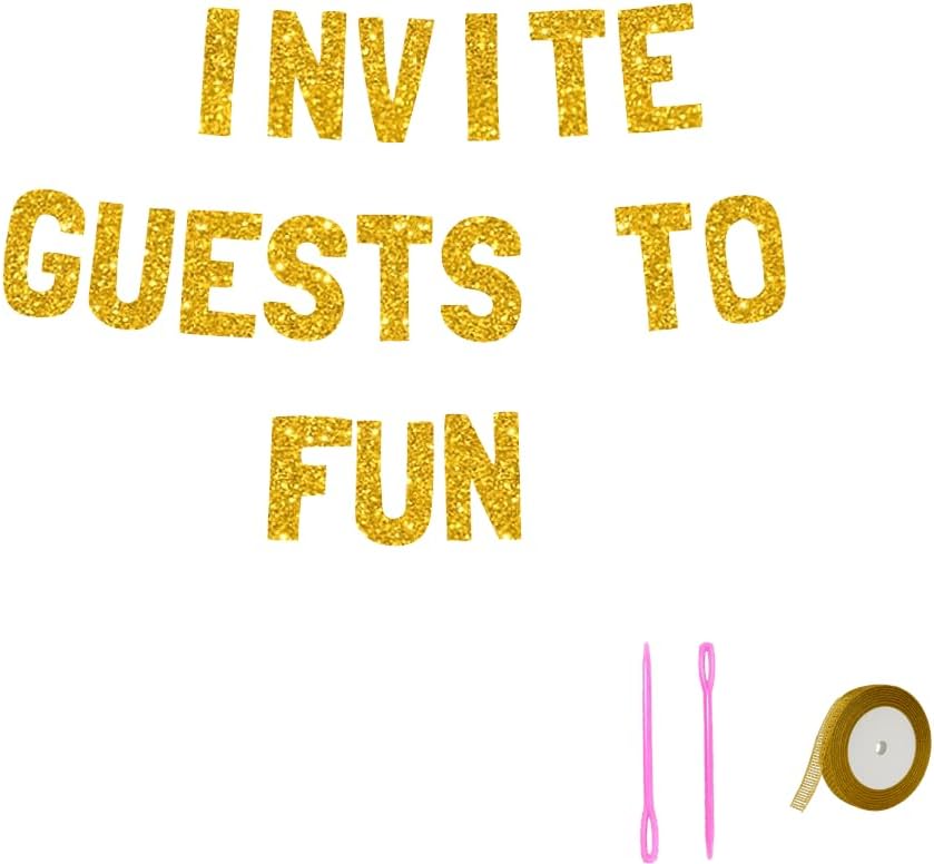 Meowoo Thrilling Party Decor 77 Inch Letters