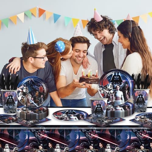 141PCS Star Wars Party Supplies for 20 Guests
