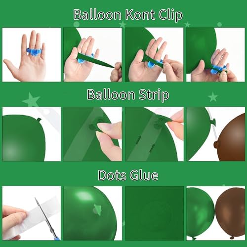 HYOWCH Video Game Balloon Arch 115Pcs Decor