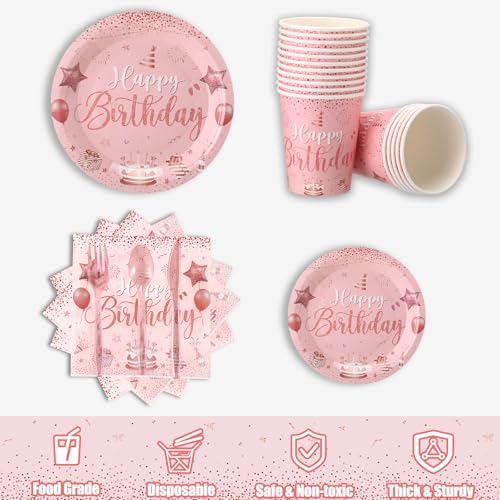 Vesici 171 Pcs Birthday Party Supplies Set