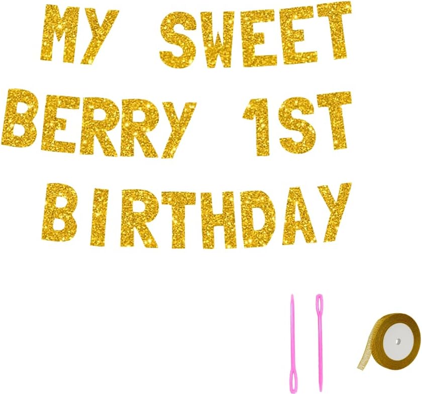 Meowoo Sweet Birthday Bash Decor Banner