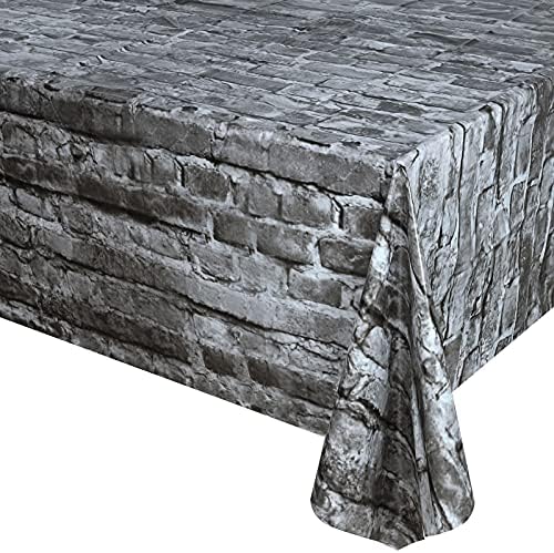 2 Pcs Cobblestone Tablecloth for Medieval Party Decorations