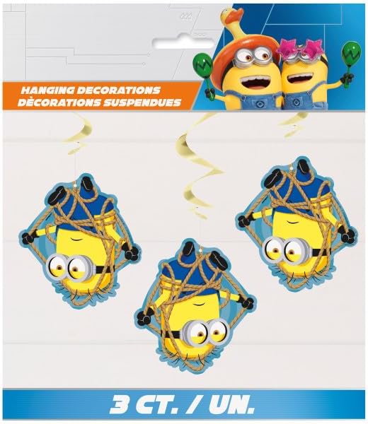 Despicable Me Birthday Banner and Decorations Bundle