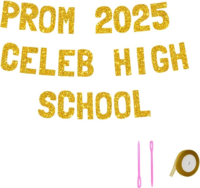 Meowoo Sparkling High School Decor Banner
