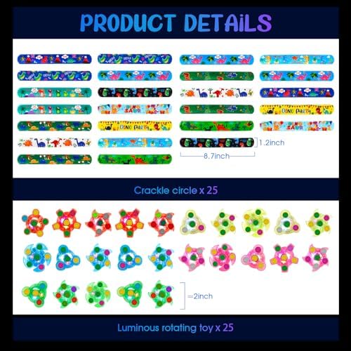 SEKEAHU Glow in the Dark Fidget Toy Set for Kids 4-12