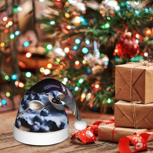 QINZHENG Santa Hat with Blueberry Jam 04 Print