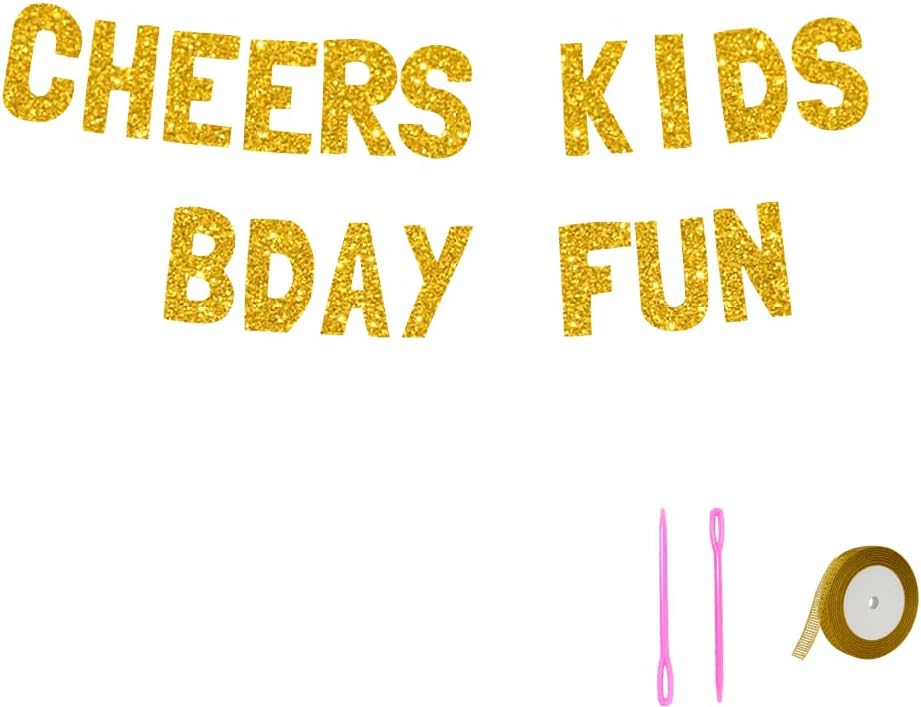 Meowoo Cheers Party Banners - 77 Inch Letters