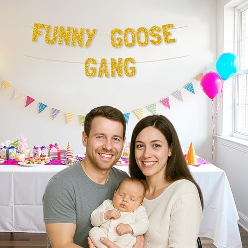 Meowoo Funny Goose Gang Decor Banner