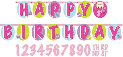 Barbie Party Banner for Kids Celebration