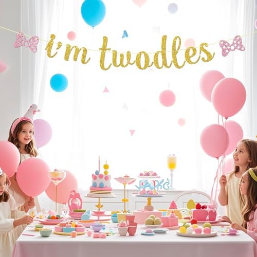 Maicaiffe 2nd Birthday Banner for Kids