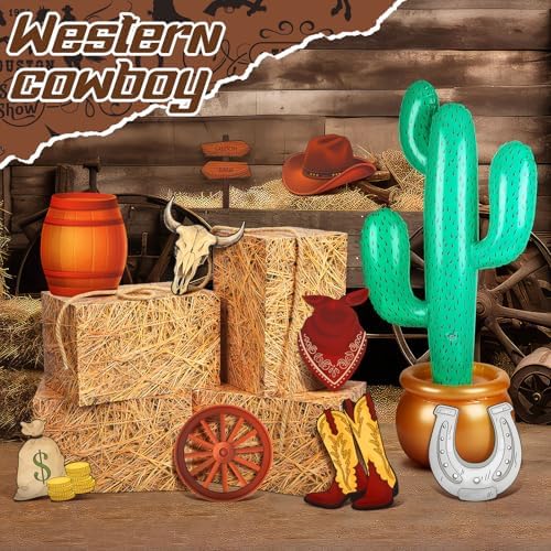 14 Pcs Western Cowboy Party Decorations Set