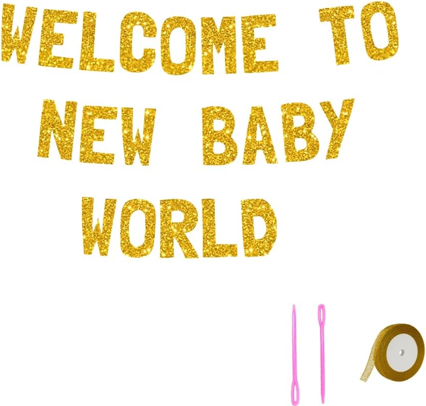Meowoo Cheerful Baby World Decor 77 Inch Letters