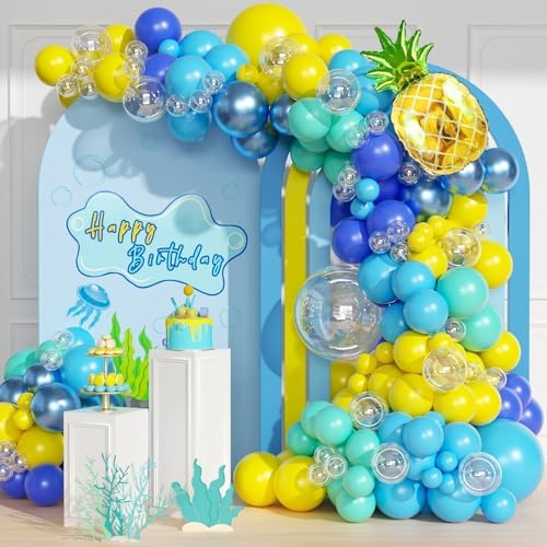 147pcs Cartoon Sponge Balloon Arch Kit Birthday Decorations