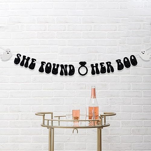 She Found Her Boo Halloween Bridal Shower Banner