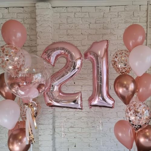 140Pcs Rose Gold Balloon Arch Kit