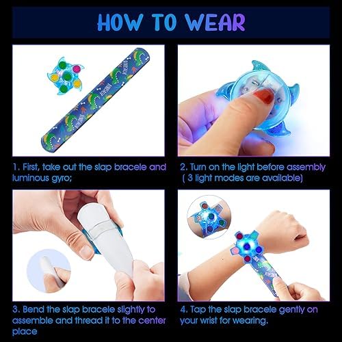 SEKEAHU Glow in the Dark Fidget Toy Set for Kids 4-12