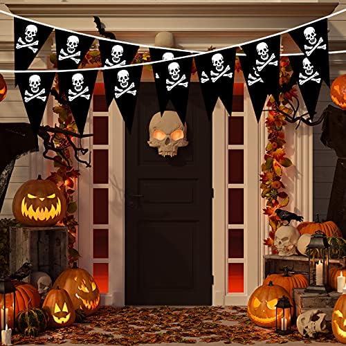 Tatuo 90 Pcs Pirate Flag Bunting Decorations
