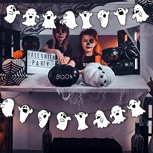 Cute Ghost Banner 2 Pack Halloween Decorations