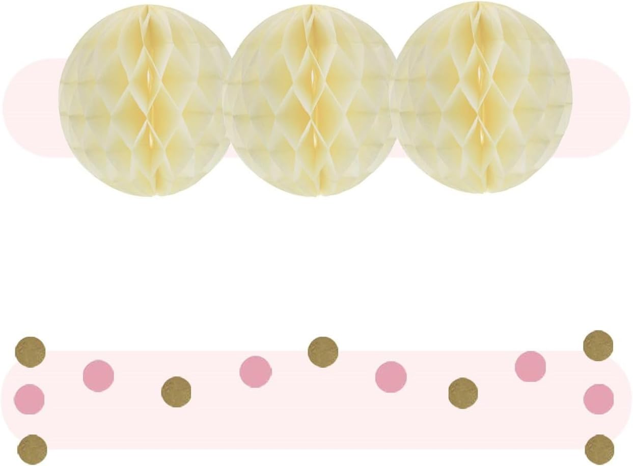 EpiqueOne 22 Piece Tissue Paper Pom Poms Party Set
