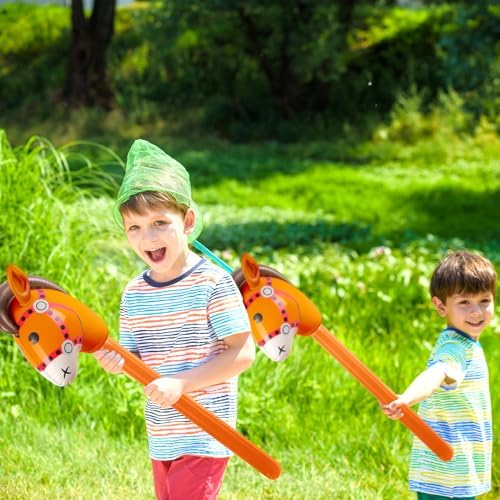 Chivao 12 Piece Inflatable Stick Horse Balloon