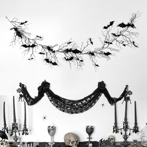Gothic Halloween Banner with LED Lights