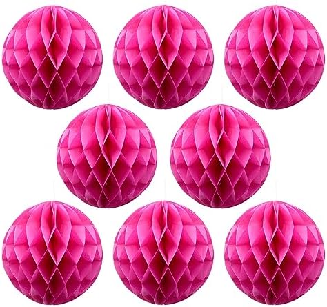 Ruidee 8 Piece Paper Honeycomb Balls Party Decoration 1