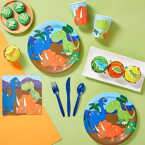 Juvale 144 Piece Dinosaur Party Supplies Set