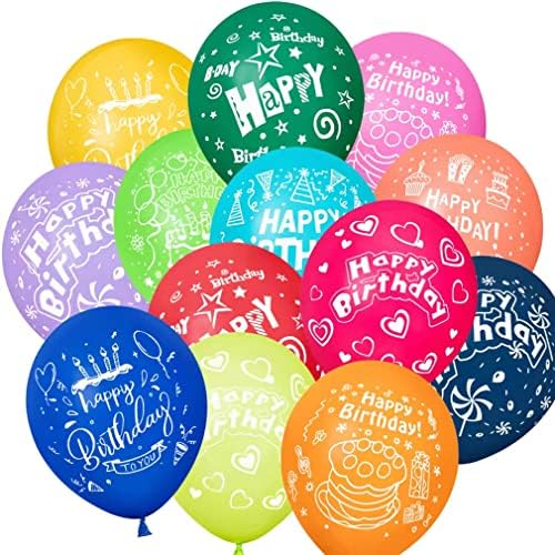 Happy Birthday Balloons 52 Pcs Decor Set