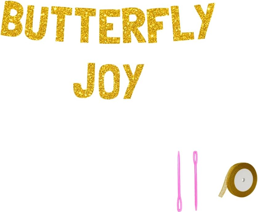 Meowoo Sparkling Butterfly Joy Decorations 77 Inch