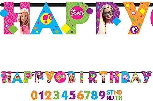 American Greetings Barbie Party Banner 1 Count