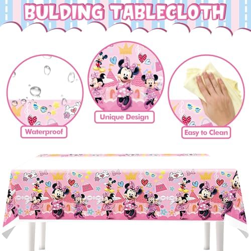 Minnie Birthday Party Decorations 123pcs