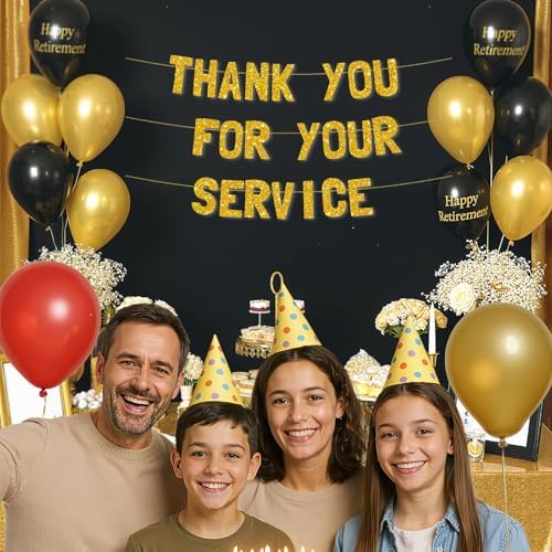 Meowoo Gold Banner for Veteran Celebration
