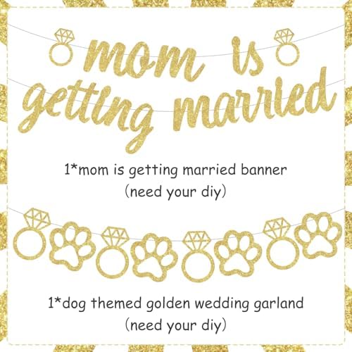Wonmelody Mom Is Getting Married Banner Garland