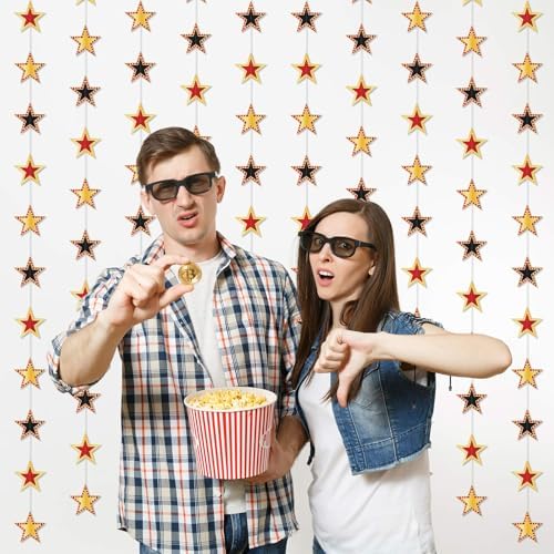 TaoBary 6 Pcs Movie Star Garland Banner Decorations