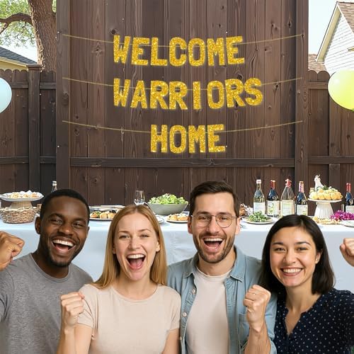 Meowoo Welcome Home Glittery Decor Banner