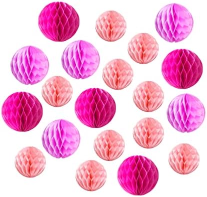 Yangeey Party Honeycomb Balls 20PCS 4 6 Decorations