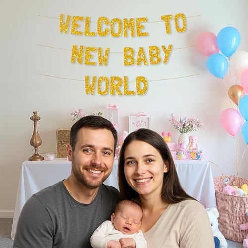 Meowoo Cheerful Baby World Decor 77 Inch Letters