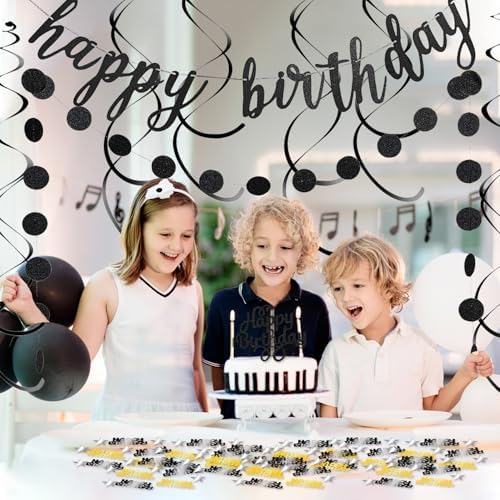 Glitter Happy Birthday Decorations Party Kit