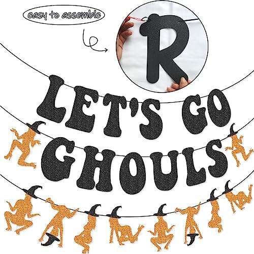 Glamoncha Halloween Bachelorette Banner Garland