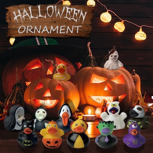 24 Piece Halloween Rubber Ducks Set