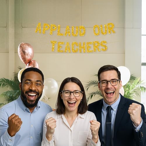 Meowoo Applaud Our Teachers Decor Banner