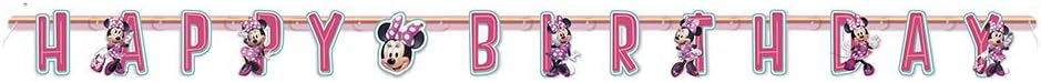 Unique Iconic Minnie Mouse Birthday Jointed Banner 1