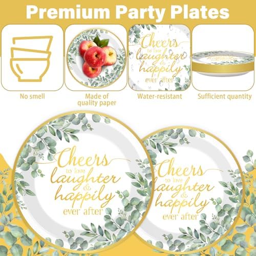 96Pcs Eucalyptus Leaves Wedding Party Supplies