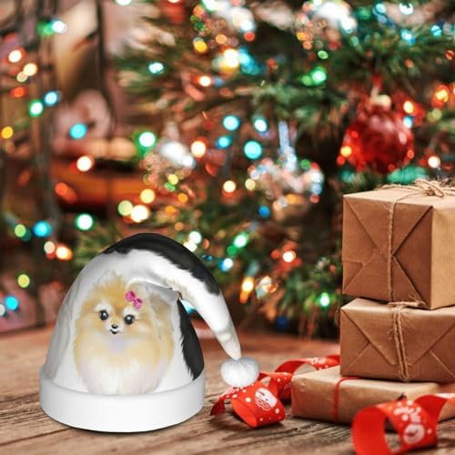 QINZHENG Personalized Santa Hat for Women
