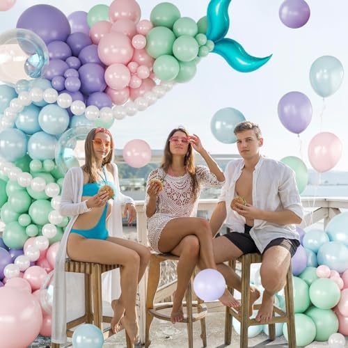 CROSSFINGERS Mermaid Balloon Garland Arch Kit