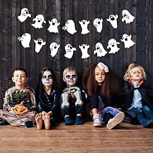 Cute Ghost Banner 2 Pack Halloween Decorations