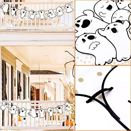 Cute Ghost Banner 2 Pack Halloween Decorations