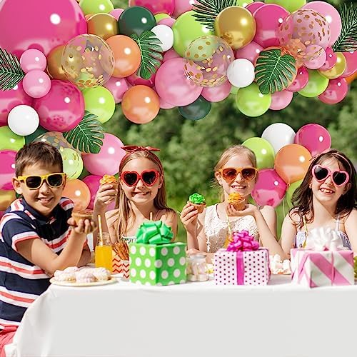 146Pcs Tropical Balloons Garland Arch Kit